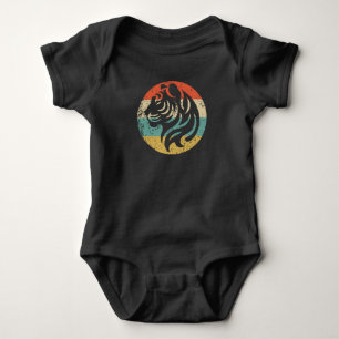 Body Retro Tiger Style Vintage Animal sauvage