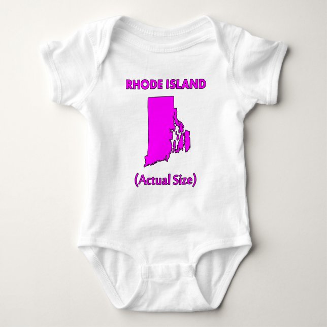 Body Rhode Island - Taille réelle (Devant)