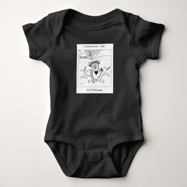 Body Rick London Bébé Souris de Champ Drôle  (Devant)