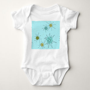 Body Robin's Oeuf Blue Starbursts Baby Bodysuit