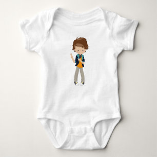 Body Rock Boy, Cheveux Brown, Chanteur de groupe, Micro