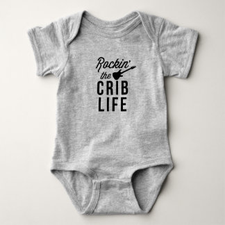Body Rockin' the Crib Life Funny Music Baby T-shirt