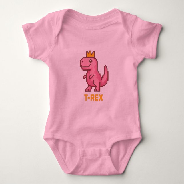 Body Roi Dinosaure Mignon - Trex (Devant)