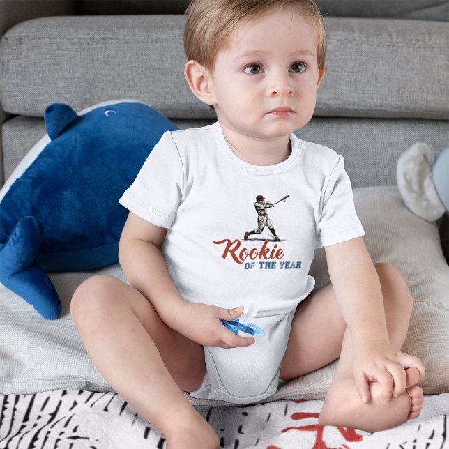 Body Rookie of the Year Baseball  (Rookie of the Year Baseball Baby Bodysuit Front)