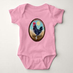 Body Rooster de Minorque Bonjour Vintage Oval
