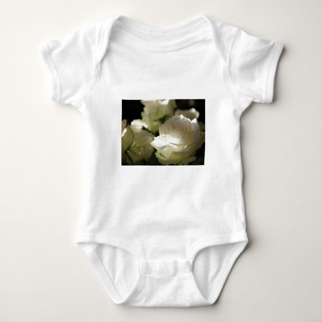 Body Rose blanche fleurs florales Destiny Gardens (Devant)