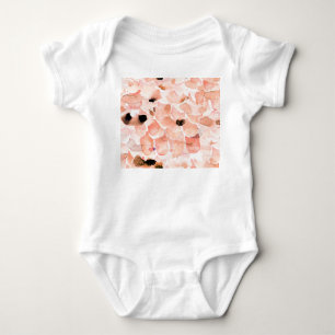 Body Rose, pivoine, feuille, motif aquarelle.