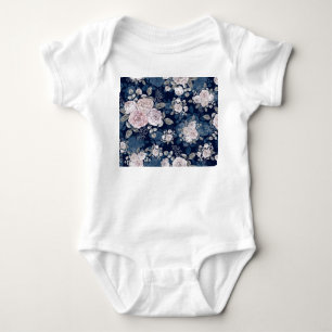 Body Roses roses roses Bleu foncé : Vintage