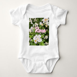 Body Roses sauvages roses et blancs sur Green Custom Na