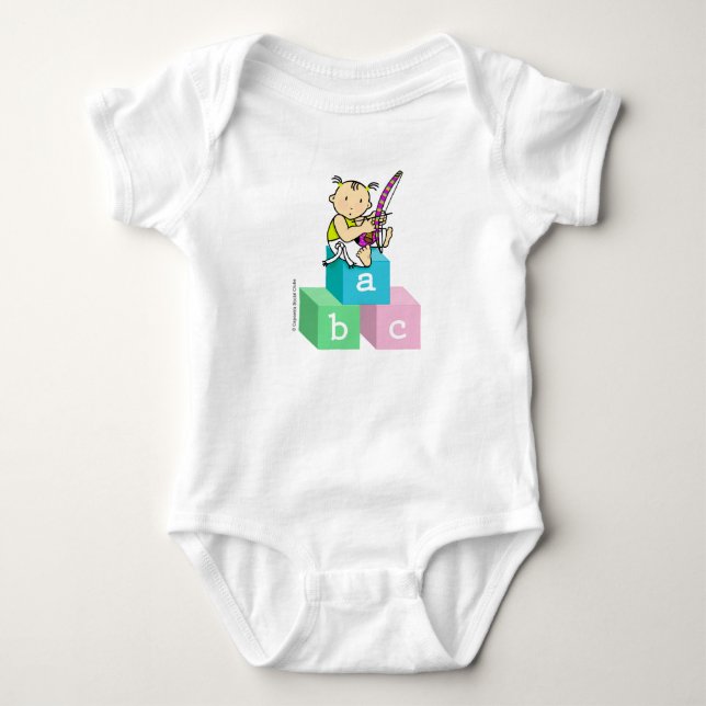 Body Roupa de bebê com desenho de de Capoeira  (Devant)