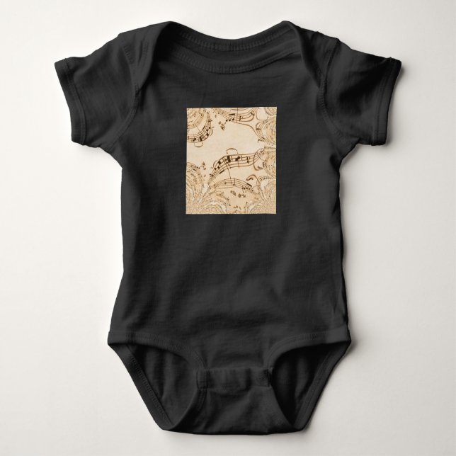 Body Rustic Antique Musical Notes (Devant)
