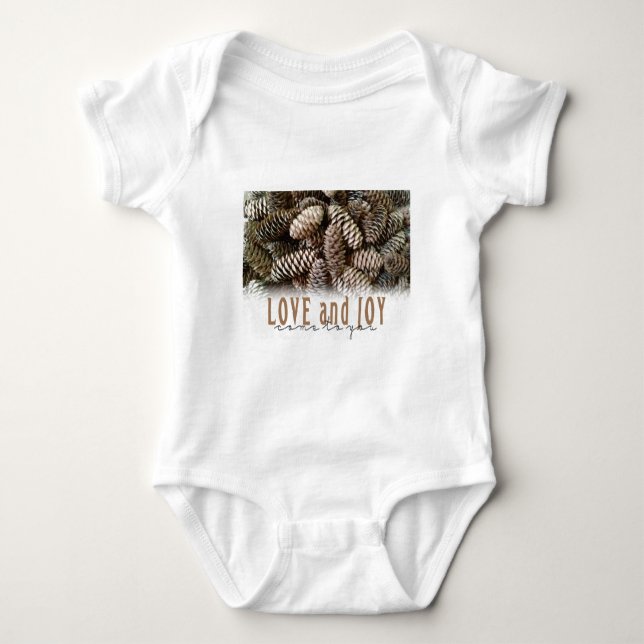Body Rustic Holiday Love and Joy Pine Cone (Devant)