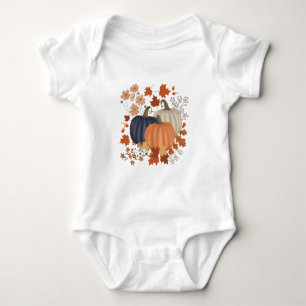 Body Rustique Automne Citrouille Feuille Fleur sauvage