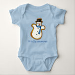 Body S est pour Snowman Snow Man Winter Christmas<br><div class="desc">Lettre alphabet amusant ! Le design de costume de bébé présente une illustration originale d'un cookie de sucre de bonhomme de neige, avec S IS FOR SNOWMAN dans une police amusante. Ne vois-tu pas ce que tu cherches ? Vous avez besoin d'aide pour la personnalisation ? Cliquez sur "Contacter ce...</div>