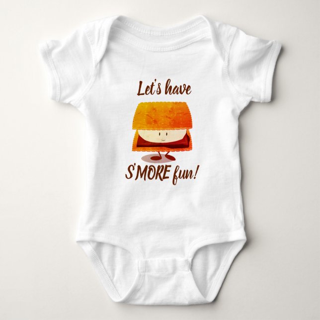 Body S’more fun caricature personnage bébé bodysuit (Devant)