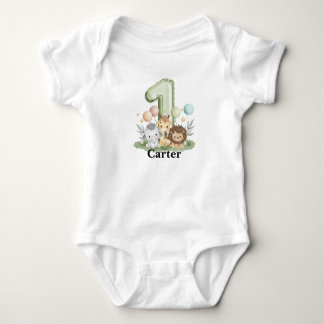 Body Safari Premier Anniversaire Bodysuit, Custom Baby
