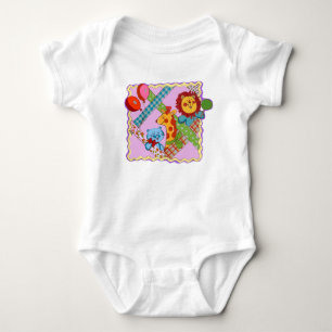 Body Safari vintage Animaux Bodysuit bébé