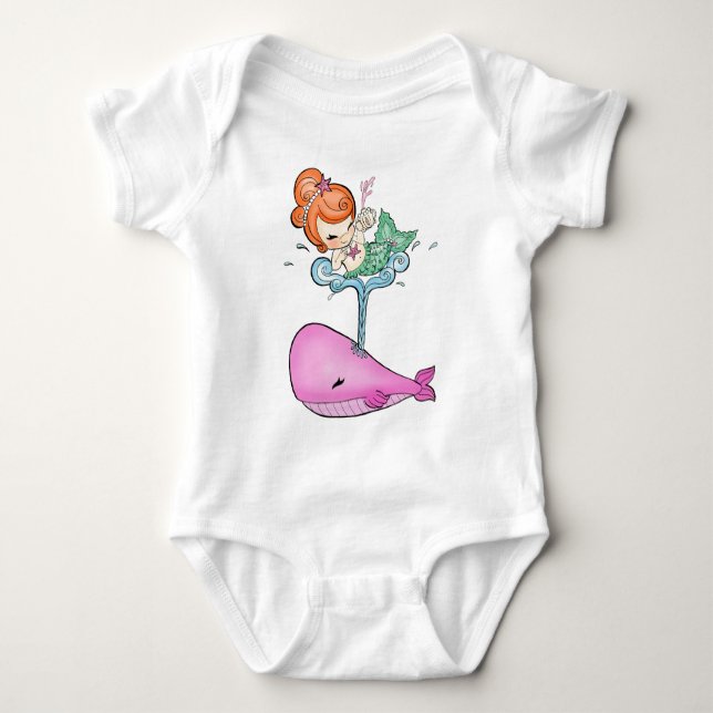 Body Sailin' avec une T Shirt baleine (Devant)