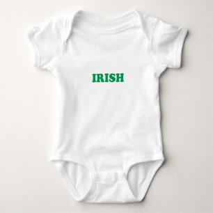 Body Saint-Patrick vert irlandais blanc