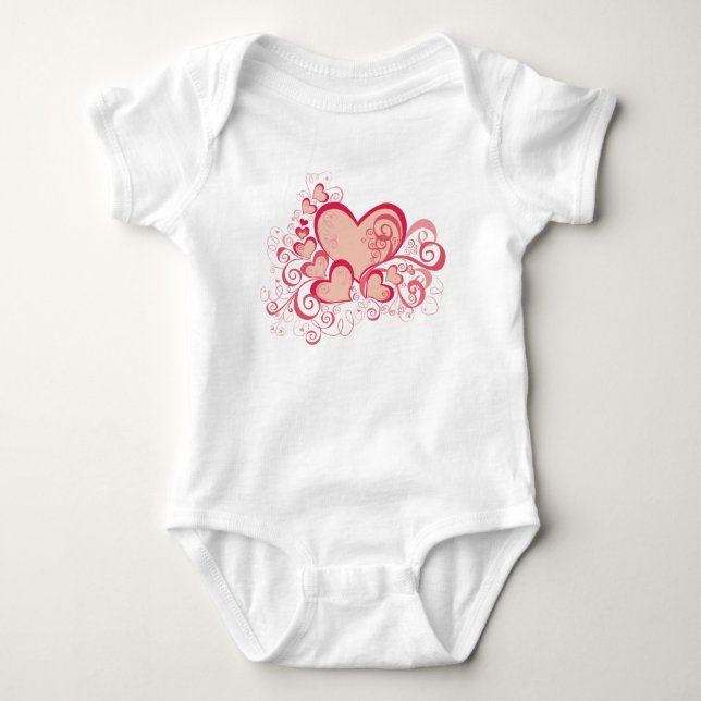 Body Saint Valentin Bodysuit bébé (Devant)