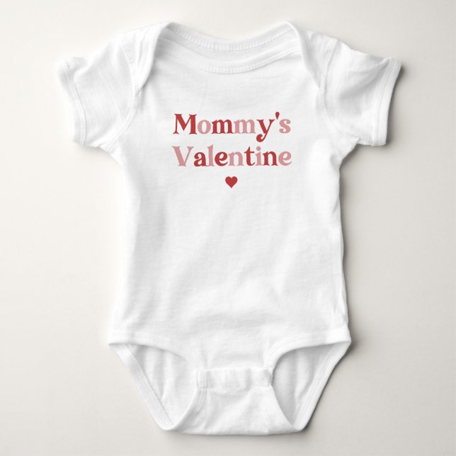 Body Saint Valentin de maman Saint Valentin (Devant)