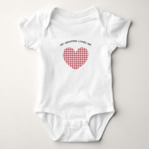 Body Saint Valentin Grand-mère Costume de corps d'amou
