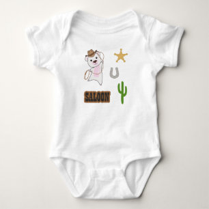Body Saloon de l'ours polaire Cowboy Autocollant Wester
