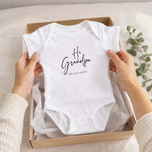 Body Salopette bébé 'Bonjour Papi'