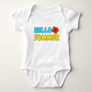 Body Salopette en jersey pour bébé Hello Summer