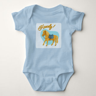 Body Salut! Body/ T-shirt de Jersey Poney | Vêtements