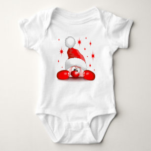 Body Santa Cartoon Cute Peeking Character © BluedarkArt