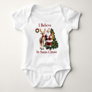 Body Santa Clause et Rudolf le renne à nez rouge