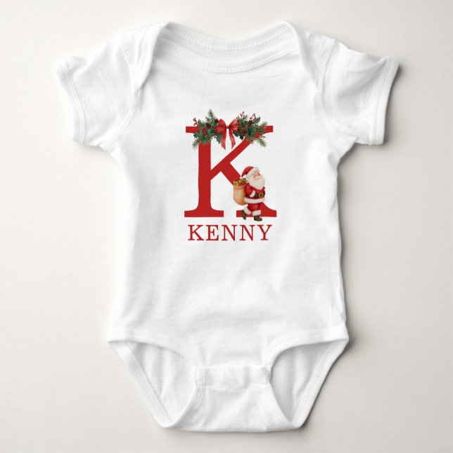 Body Santa Monogrammed and Name Family Matching (Devant)