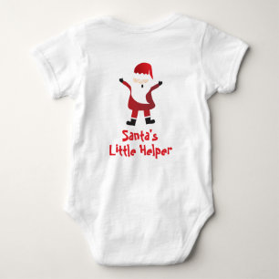Body Santas Little Helper Cute Santa Claus Rouge