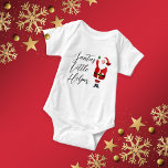 Body Santa's Little Helper Santa and Custom Typography<br><div class="desc">Text is editable to say anything you want.</div>