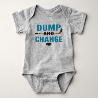 Body Sauter et changer Hockey Bébé Turquoise Bleu