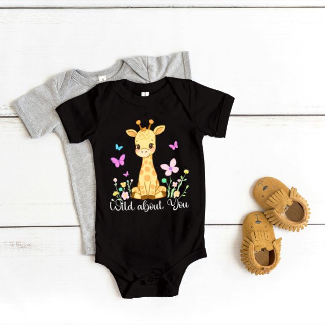 Body "Sauvons à votre sujet" Mignonne Giraffe (Créateur téléchargé)