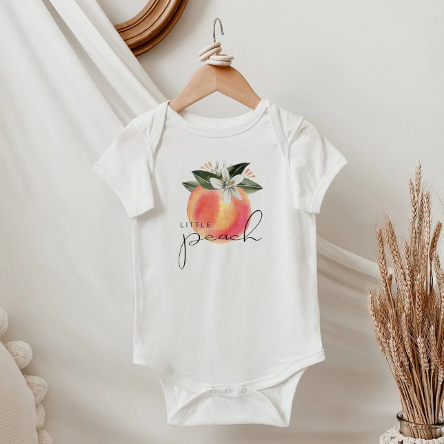 Body SAVANNAH Little Peach Watercolor Fruit Floral (Créateur téléchargé)