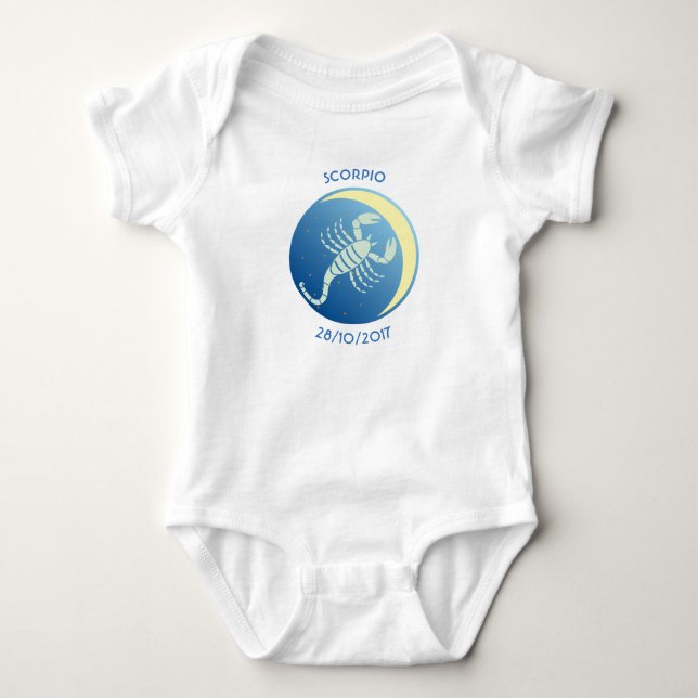 Body Scorpion de gilet de bébé de signe d'étoile (Devant)