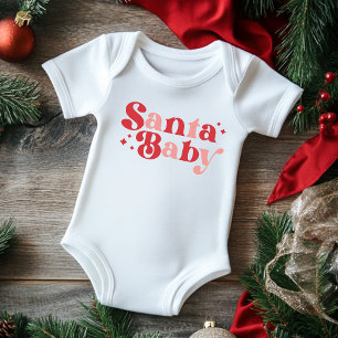 Body Script de typographie moderne bébé Santa Noël