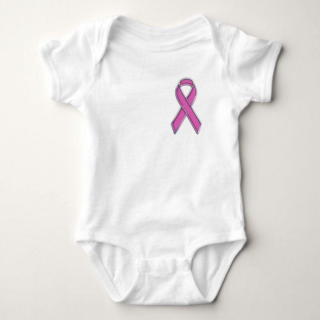Body Sensibilisation au ruban rose Fuchsia Fibres de ca (Devant)