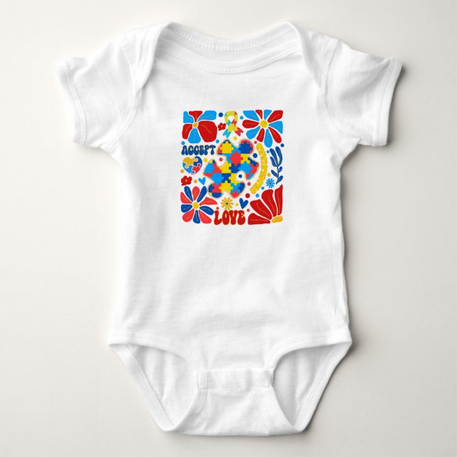 Body Sensibilisation sur l'autisme Boho (Devant)