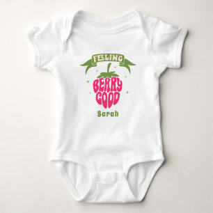 Body Sentiment Berry Bon Nom Personnalisé Baby Bodysuit