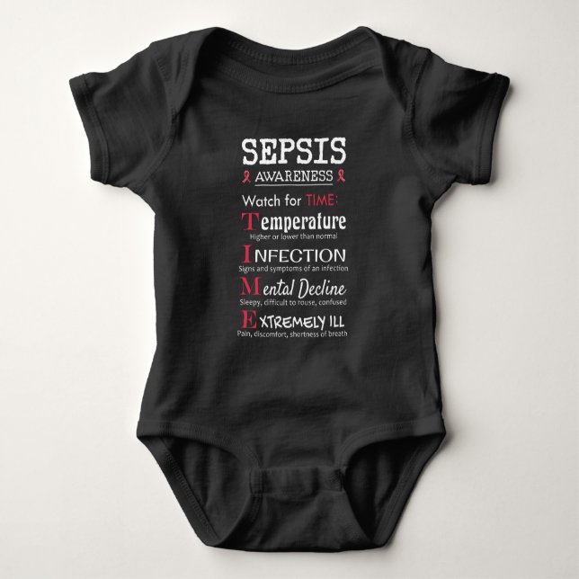 Body Sepsis Awareness Watch pour le guide TIME (Devant)