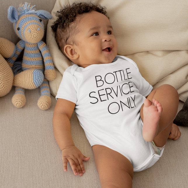 Body SERVICE DE BOUTEILLE UNIQUEMENT Bébé Bodysuit (Créateur téléchargé)
