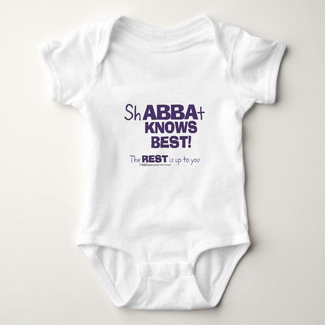 Body ShABBAt Abba connaît le mieux (Devant)