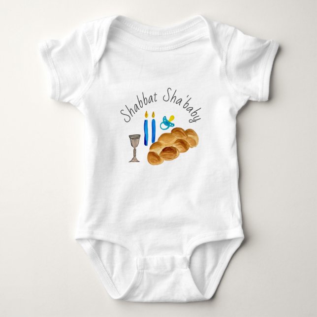Body Shabbat Sha'Baby Bodysuit (Devant)