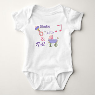 Body Shake Rattle et Roll Baby Girl's Bodysuit