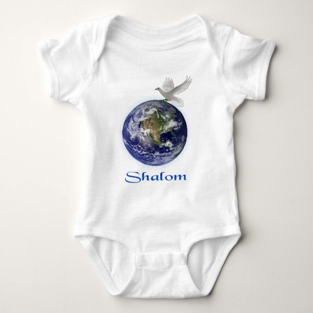 Body Shalom Baby Bodysuit (Devant)