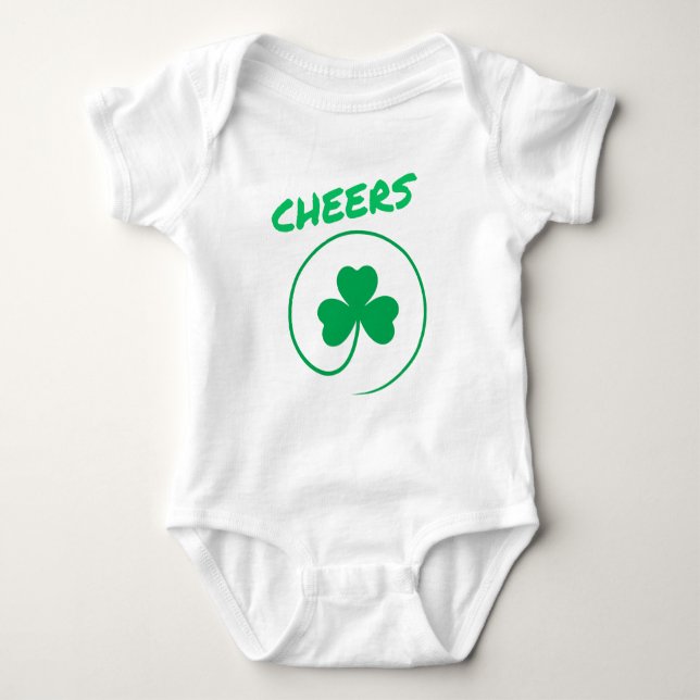 Body Shamrock de Clover Jour de la Saint Patrick vert i (Devant)